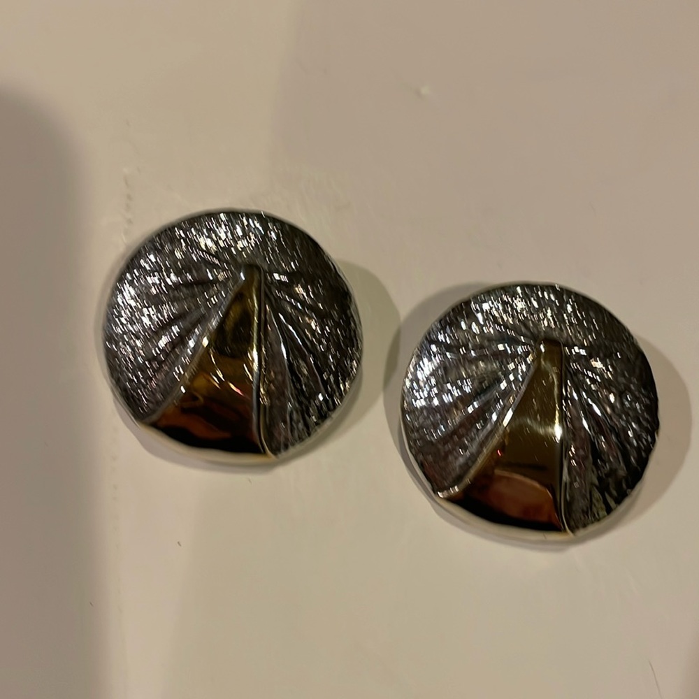 Silver Clip Earrings
